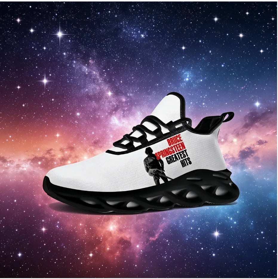 Men Shoes Quotes - Born To Run Custom Blade Shoes