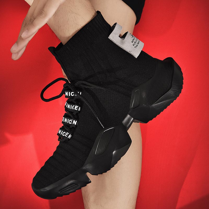 Men'S Shoes Japanese Brand - Plus Size Hightop High-soled Men Sport