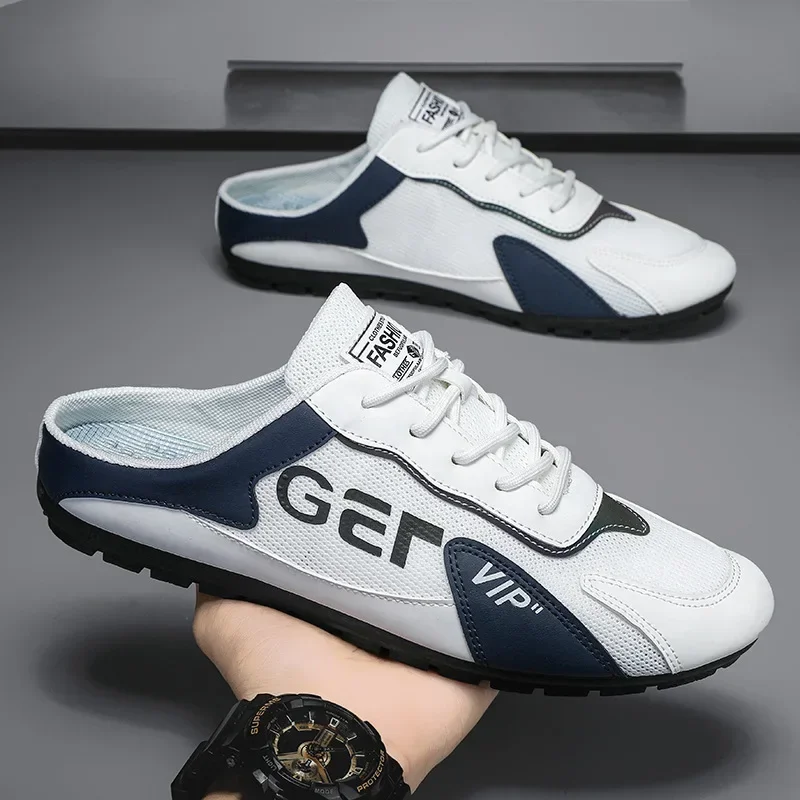 Loafer Slip On Men - Men Slippers Trend Baotou Shoes for