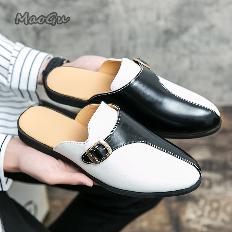 Loafer Slip On Men - Design Size38-47 Slippers for Man Leather