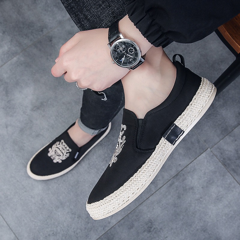black Breathable shoes for man - مراجعة Loafer Slip On Men وسعره