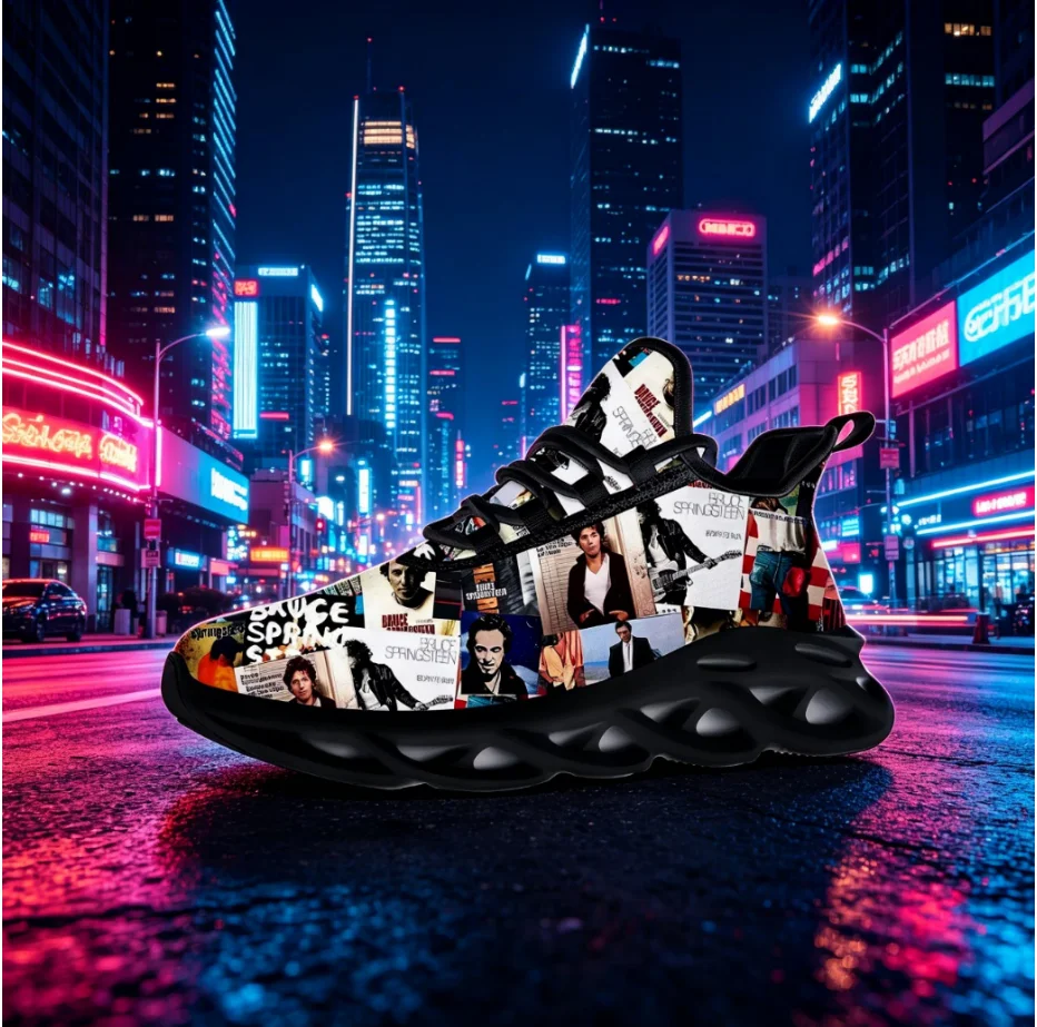 Born To Run Custom Blade Shoes - مراجعة Men Shoes Quotes وسعره