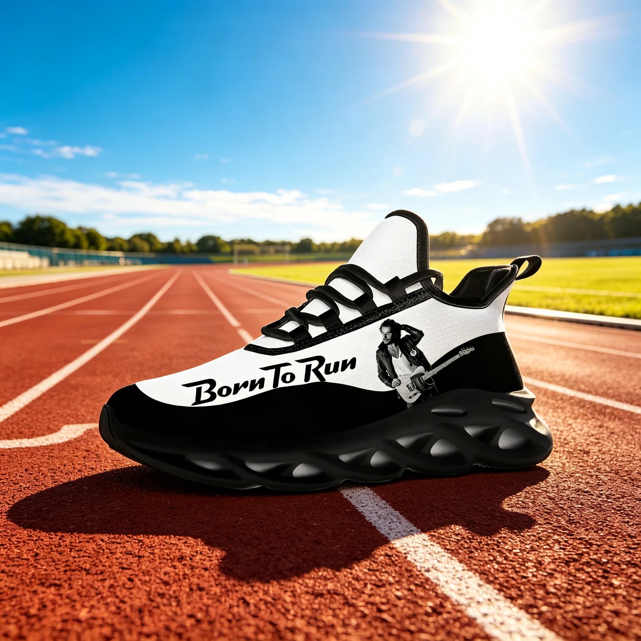 Born To Run Custom Blade Shoes - مراجعة Men Shoes Quotes وسعره
