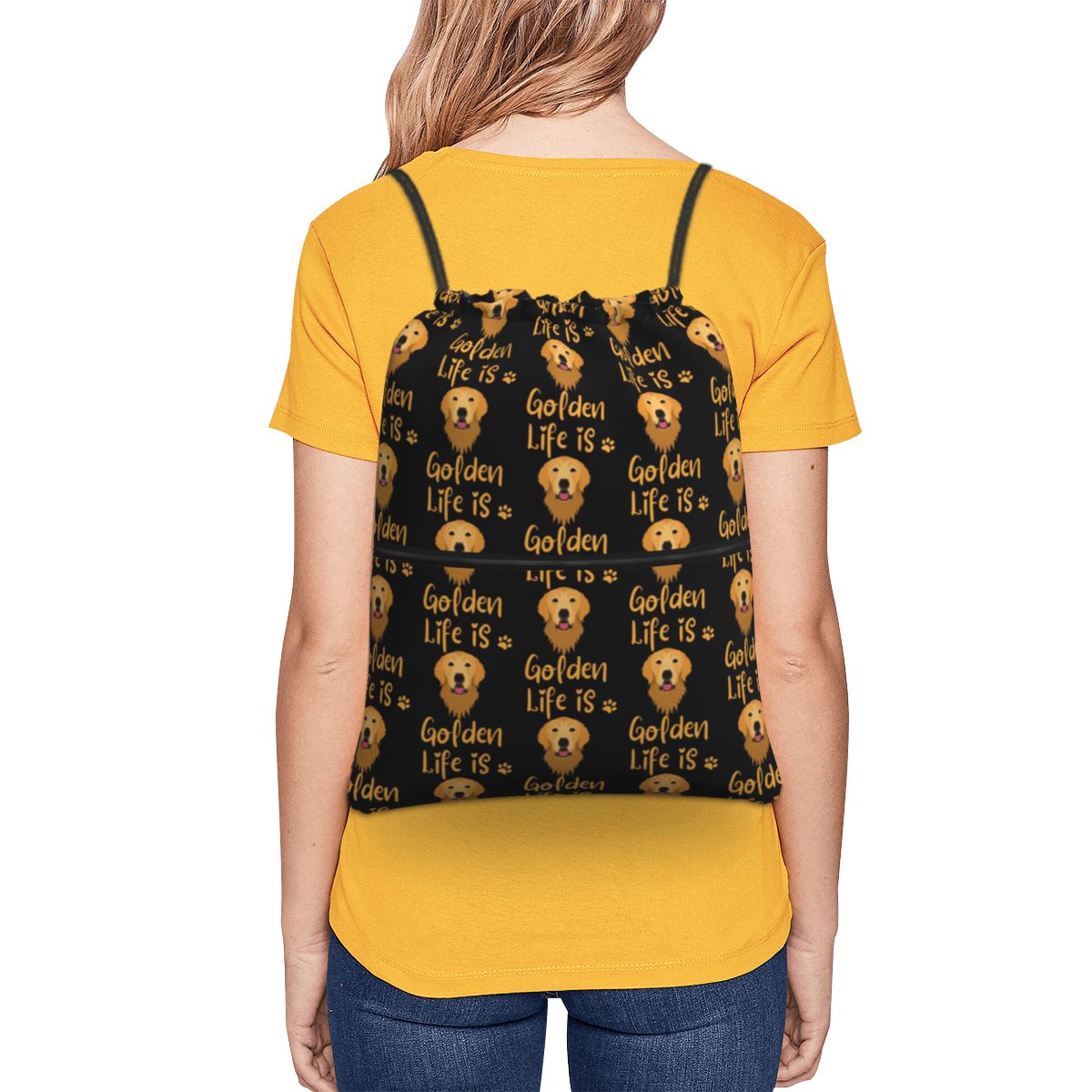 GOLDEN RETRIEVER Quote Backpac - مراجعة Men Shoes Quotes وسعره