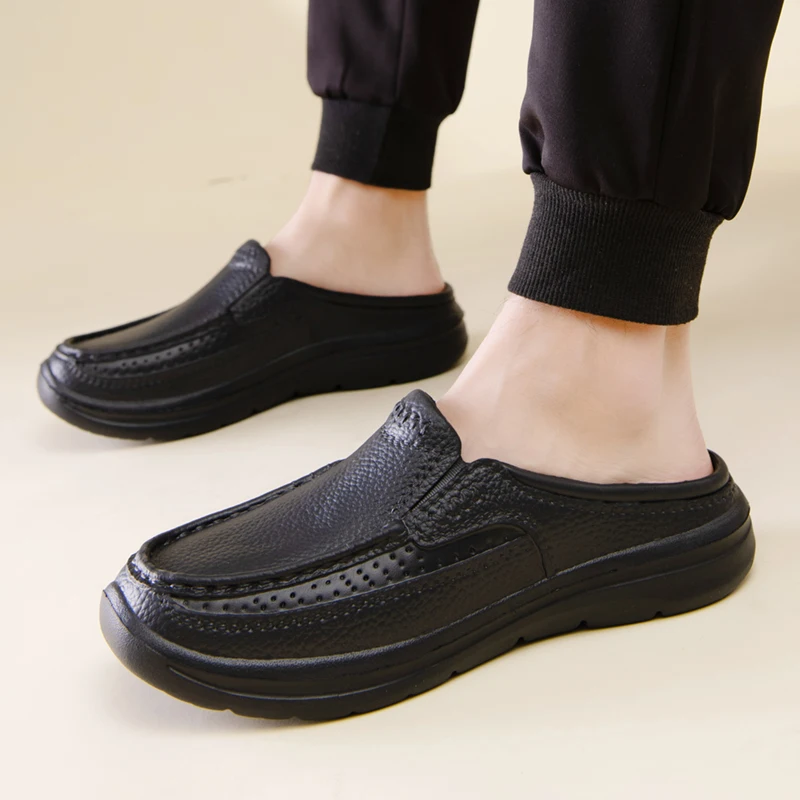 2026 leather shoes Spring New  - مراجعة Loafer Slip On Men وسعره
