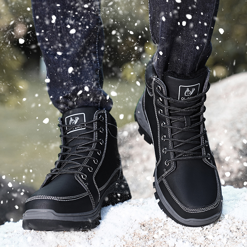 Men Boots Winter Outdoor Walki - مراجعة Men'S Shoes Yellow And Black وسعره