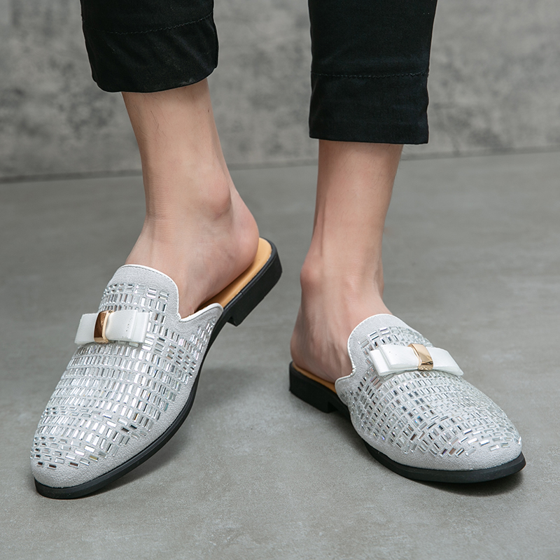 Luxury Brand Mules Italian Sum - مراجعة Men Shoes Louboutin وسعره