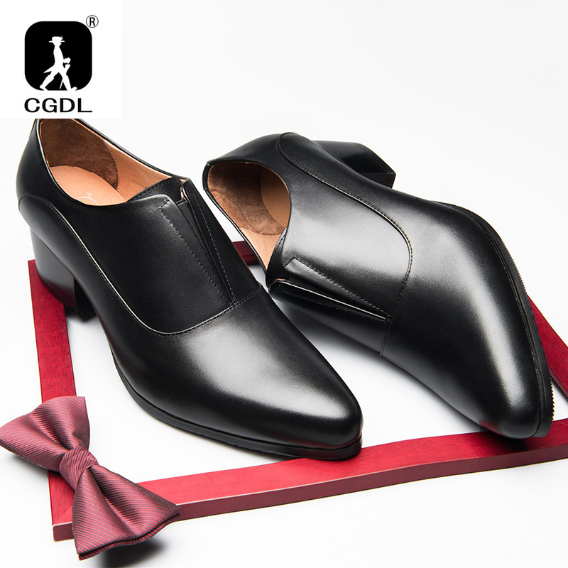 Men's Leather Shoes with High  - مراجعة Men Shoes Louboutin وسعره