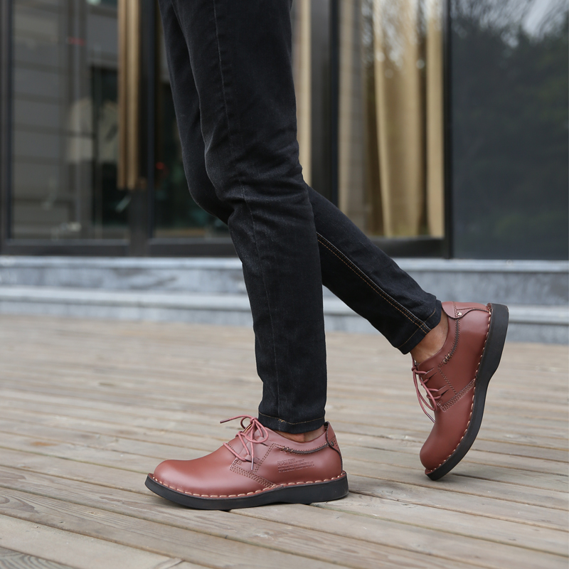 STRONGSHEN Men's Genuine Leath - مراجعة Men Shoes Louboutin وسعره