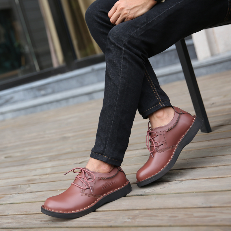 STRONGSHEN Men's Genuine Leath - مراجعة Men Shoes Louboutin وسعره