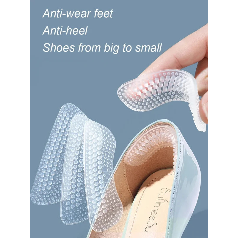 1/2pair Silicone Heel Stickers - مراجعة Men Shoes Outlet وسعره