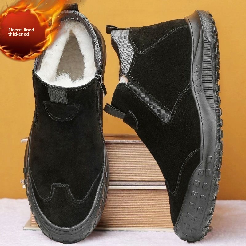 Winter Men's Shoes Plush Warm  - مراجعة Loafer Slip On Men وسعره