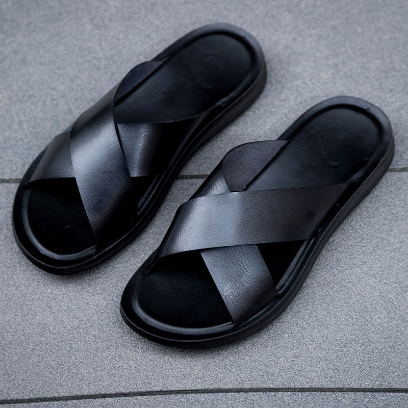 Italian PU Leather Slippers Me - مراجعة Men Shoes Louboutin وسعره