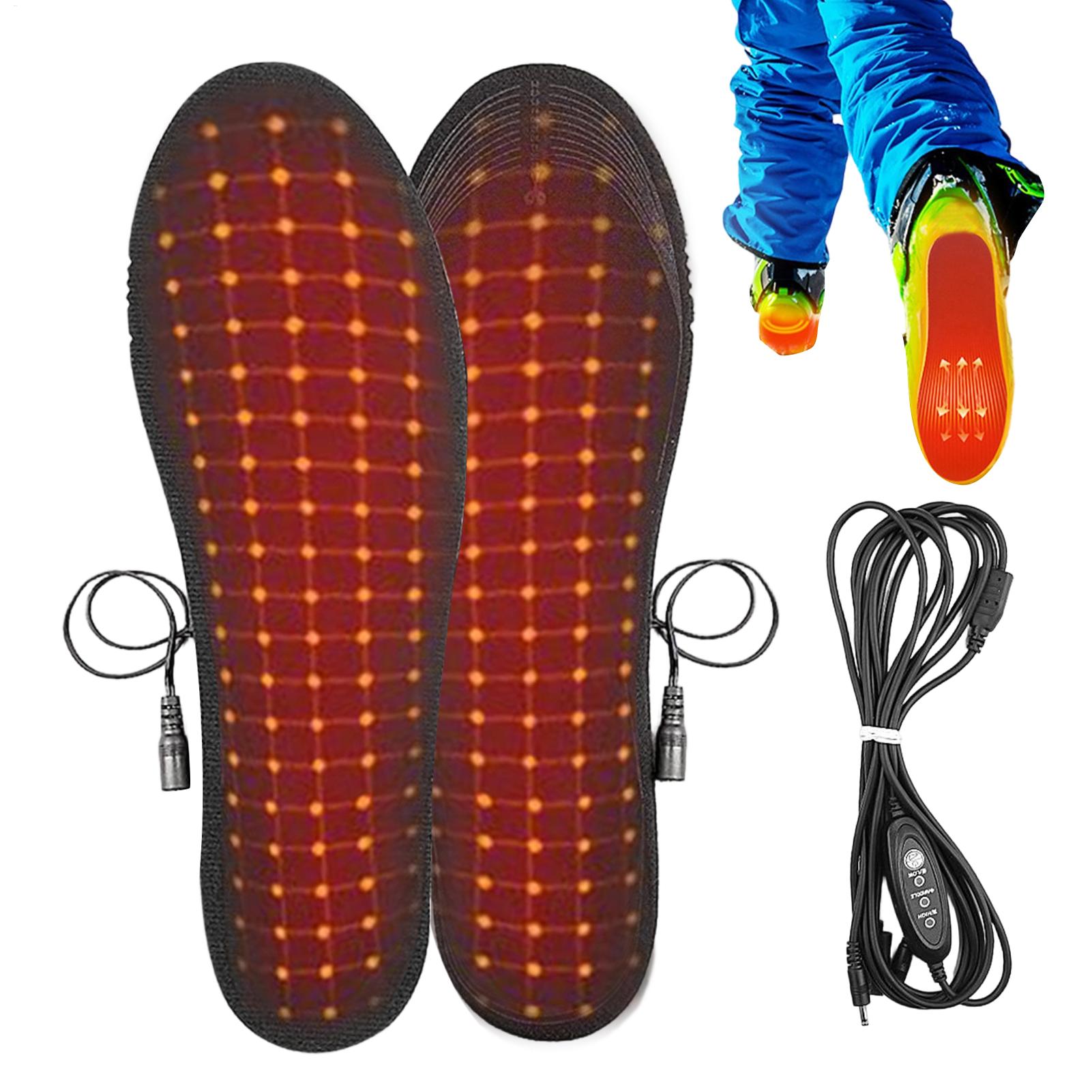 Electric Heated Insoles 3 Temp - مراجعة Men Shoes Outlet وسعره