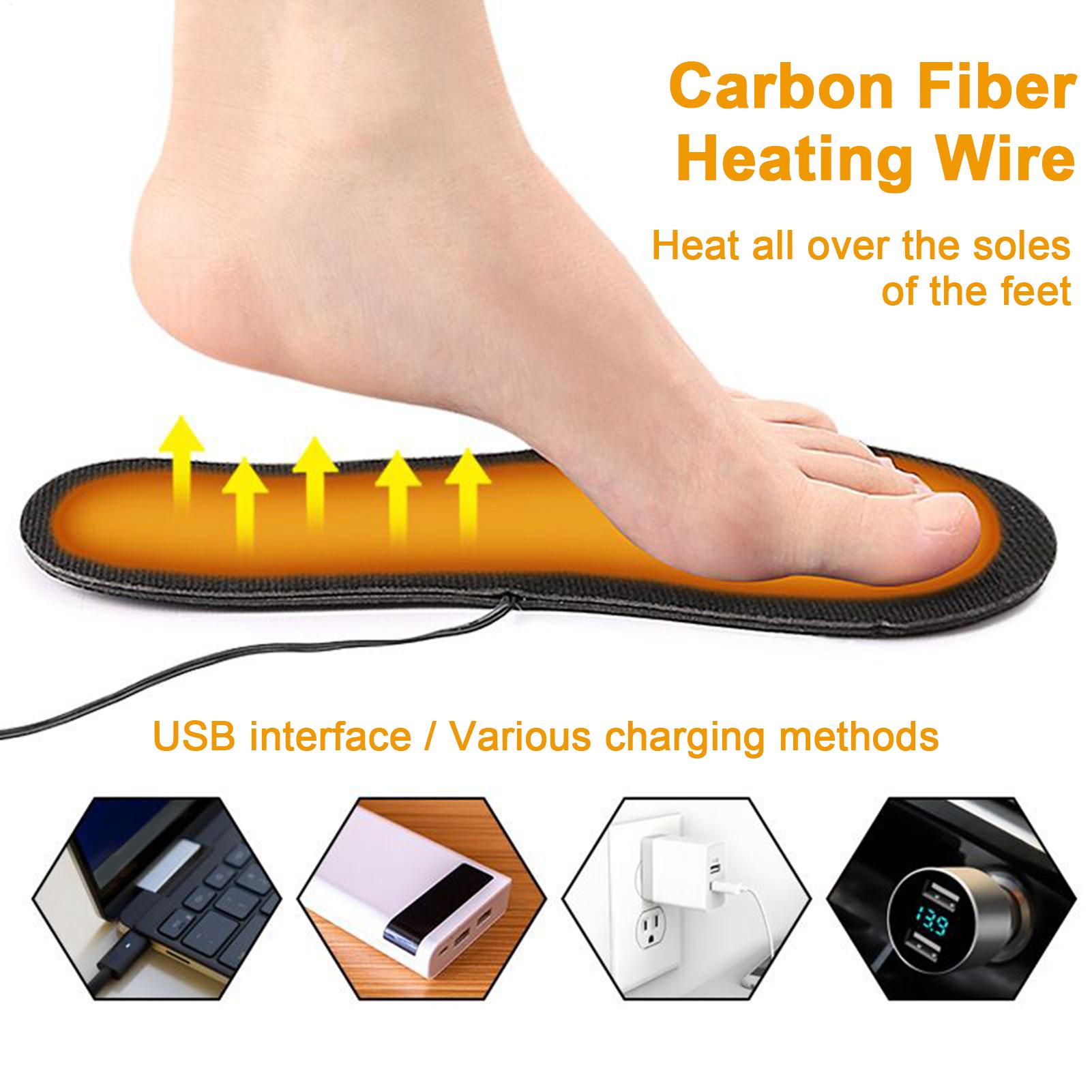 Electric Heated Insoles 3 Temp - مراجعة Men Shoes Outlet وسعره