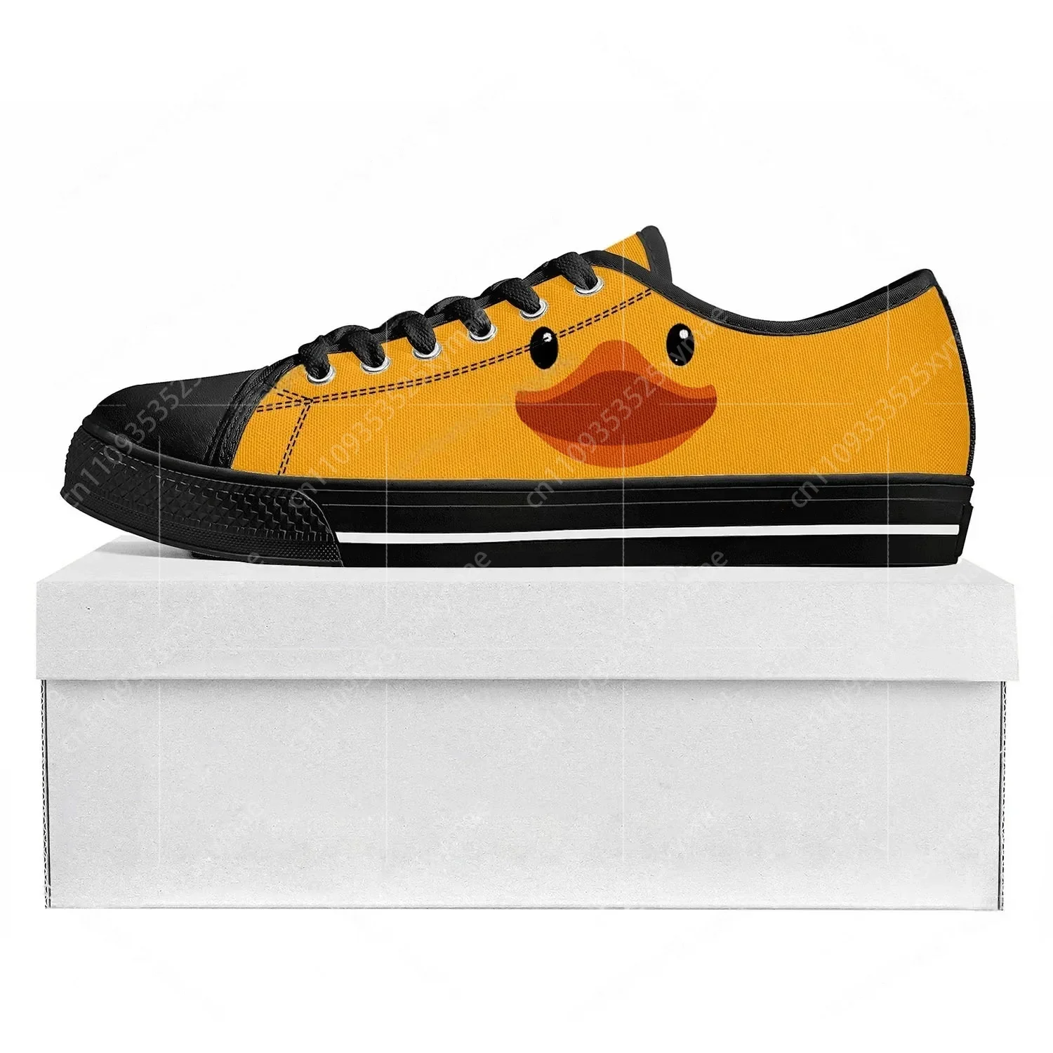 Yellow Duck Printed Low Top Hi - مراجعة Men'S Shoes Yellow And Black وسعره
