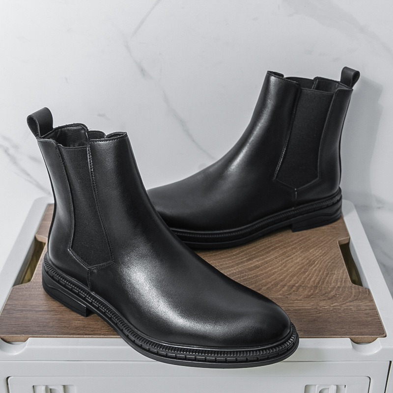 British Style Chelsea Men's Bo - مراجعة Men Shoes Type وسعره