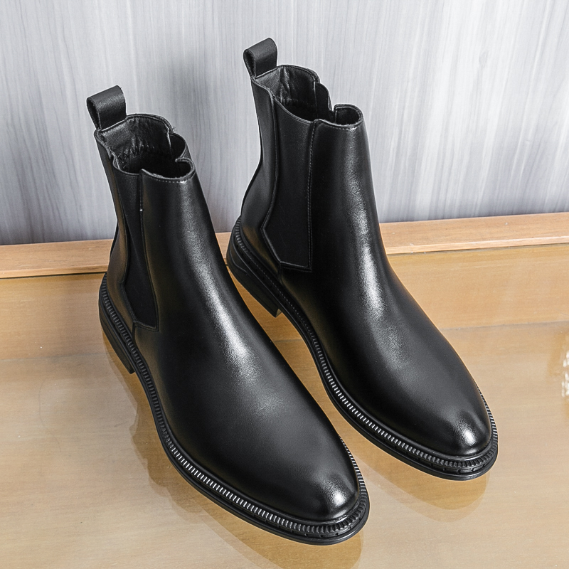 British Style Chelsea Men's Bo - مراجعة Men Shoes Type وسعره