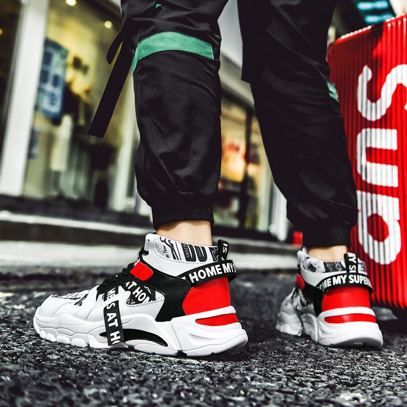 Large Size High Top Chunky Man - مراجعة Men'S Shoes Japanese Brand وسعره