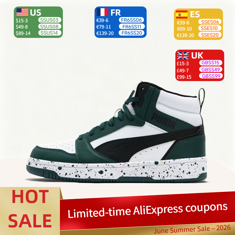 Puma Rebound V6 Retro, Trendy, - مراجعة Men'S Shoes Puma Sneakers وسعره