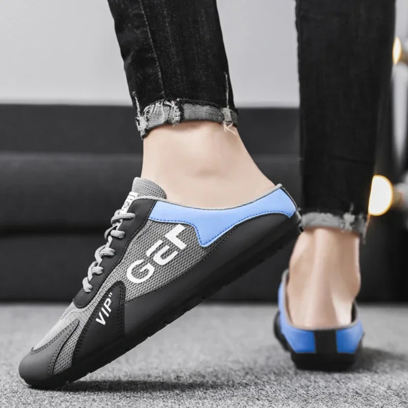 Men Slippers Trend Baotou Shoe - مراجعة Loafer Slip On Men وسعره