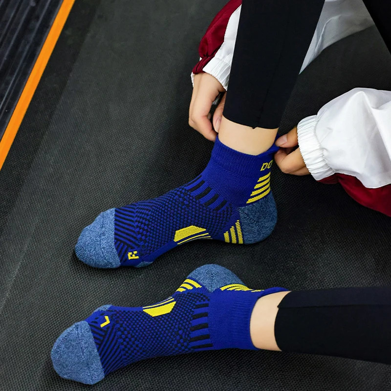 3 Pairs Marathon Running Socks - مراجعة Sport Slide Men وسعره
