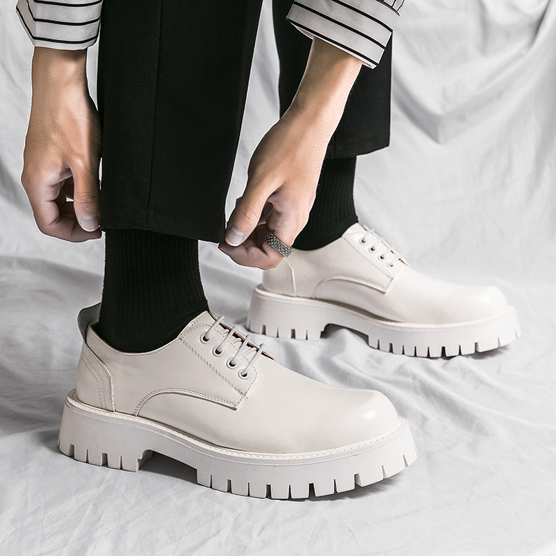 Platform Male Big Head Leather - مراجعة Men Shoes Louboutin وسعره