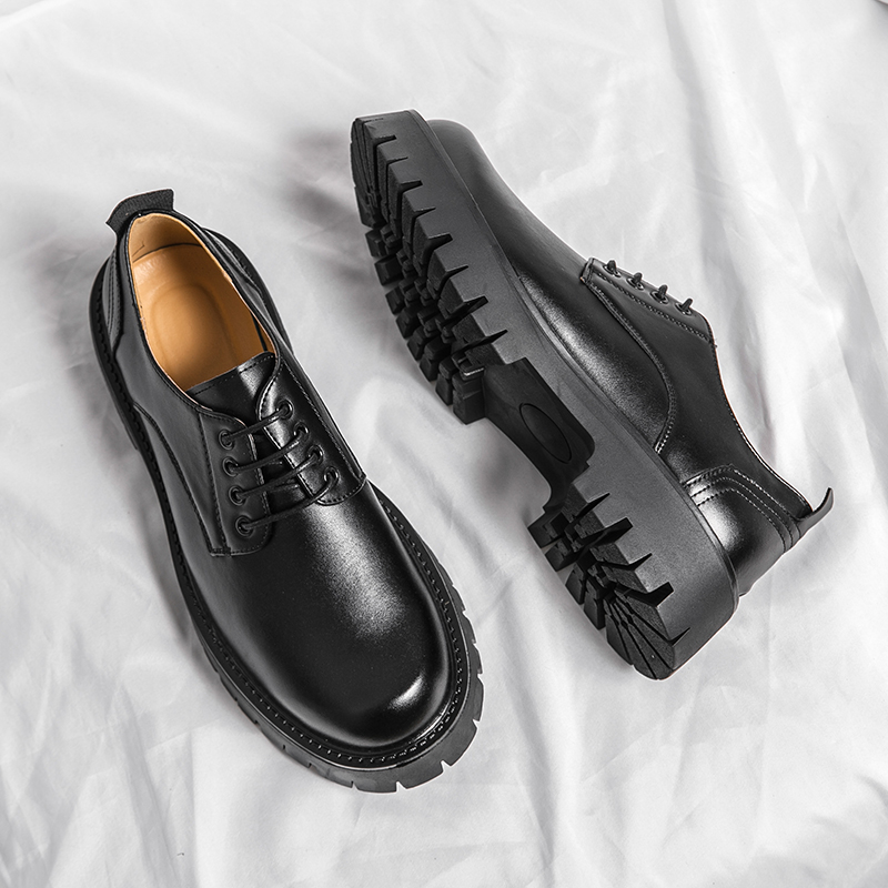 Platform Male Big Head Leather - مراجعة Men Shoes Louboutin وسعره