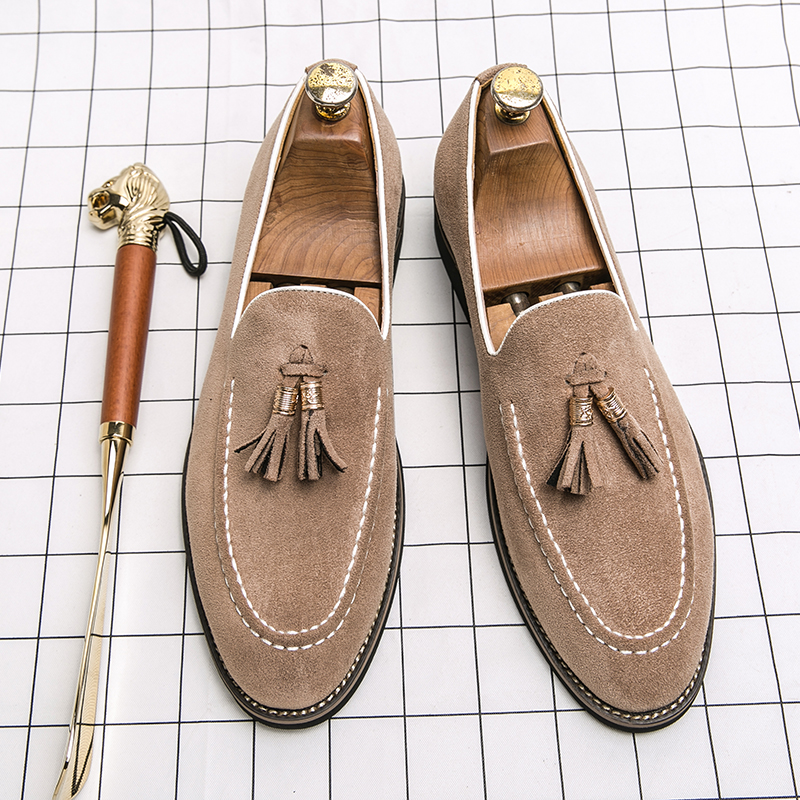 Italian Brand Cowhide Suede Po - مراجعة Men Shoes Louboutin وسعره