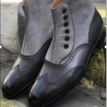 Men's Leather Suede Chelsea Bo - مراجعة Men Shoes H&M وسعره
