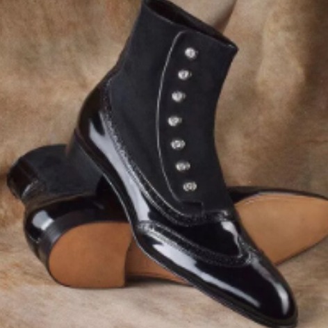 Men's Leather Suede Chelsea Bo - مراجعة Men Shoes H&M وسعره