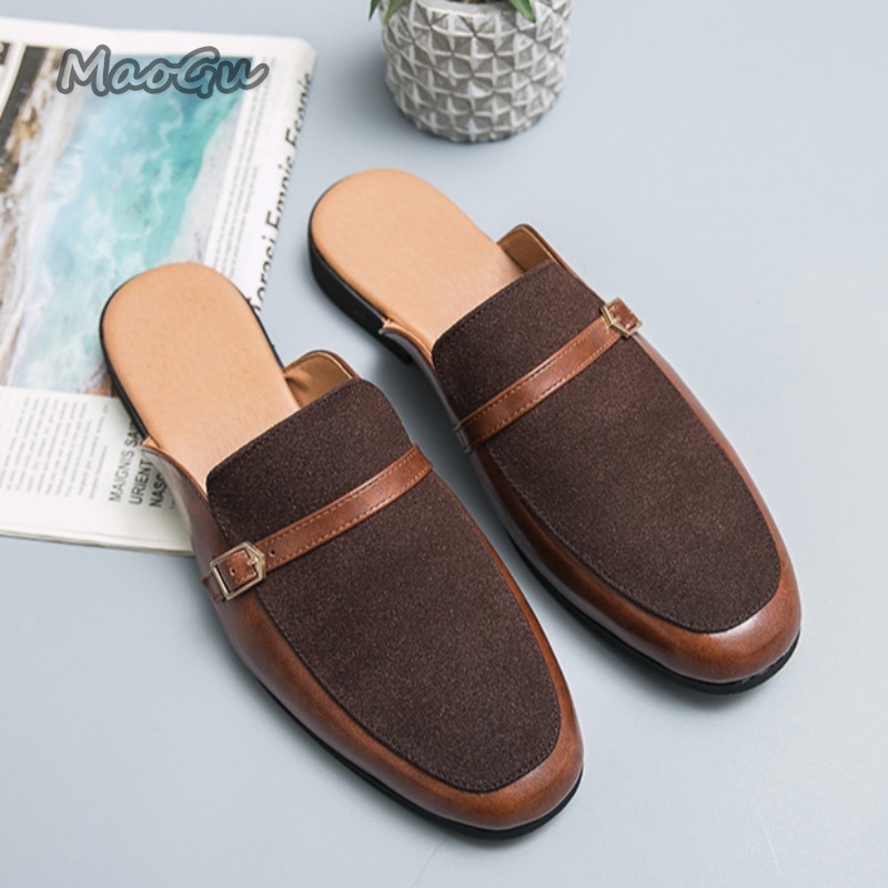 Men's Pantuflas Faux Leather & - مراجعة Loafer Slip On Men وسعره