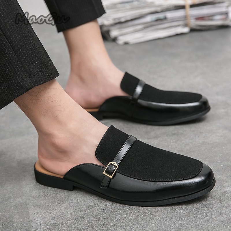 Men's Pantuflas Faux Leather & - مراجعة Loafer Slip On Men وسعره