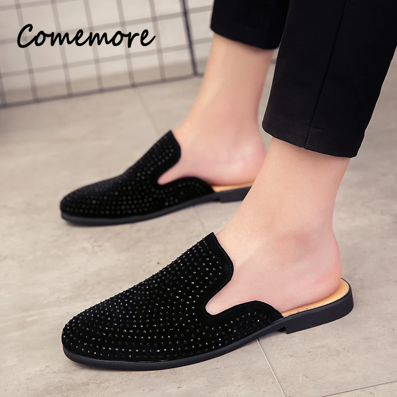 Luxury Glitter Rhinestone Leat - مراجعة Men Shoes Louboutin وسعره