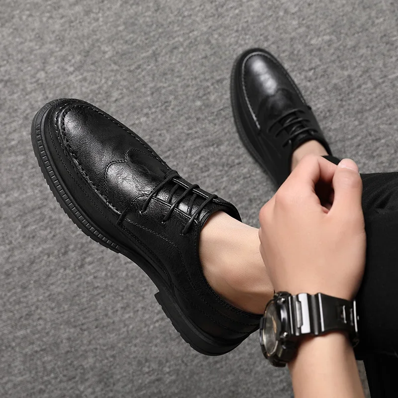 High Quality Leather Men Casua - مراجعة Men Shoes Louboutin وسعره