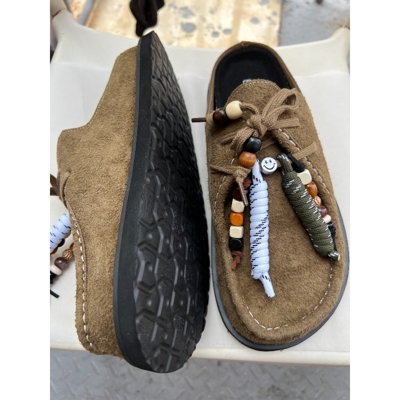 Women Men Clogs Cow Suede Leat - مراجعة Loafer Slip On Men وسعره