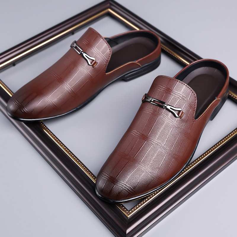 Designer New Men's Black Brown - مراجعة Loafer Slip On Men وسعره