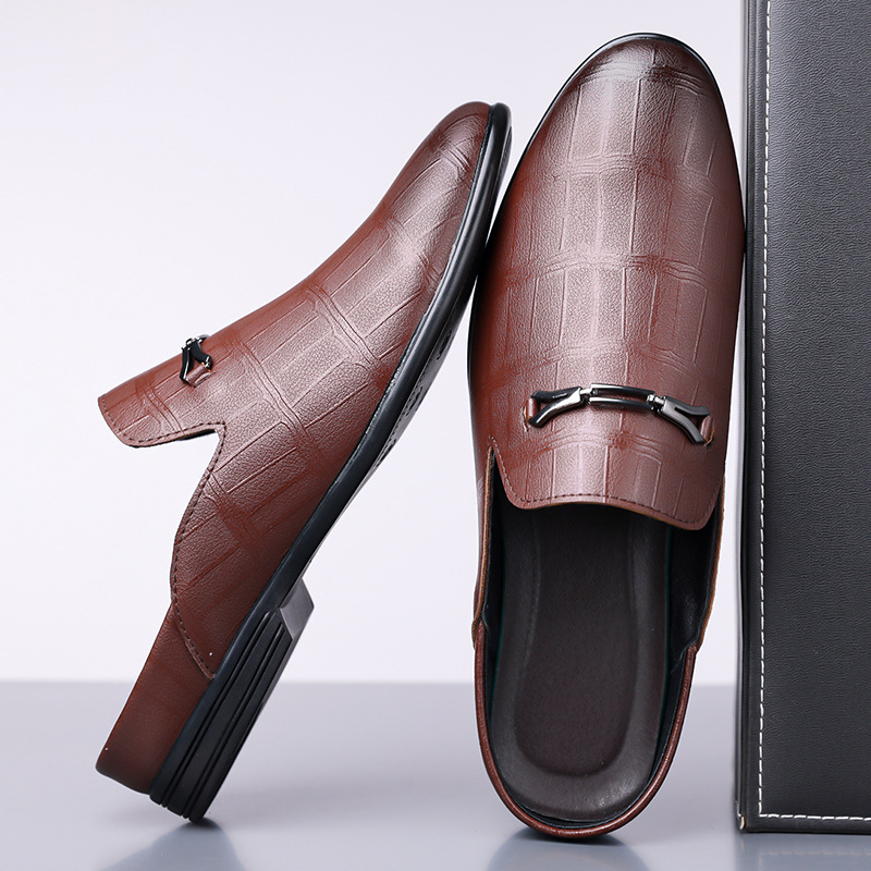 Designer New Men's Black Brown - مراجعة Loafer Slip On Men وسعره