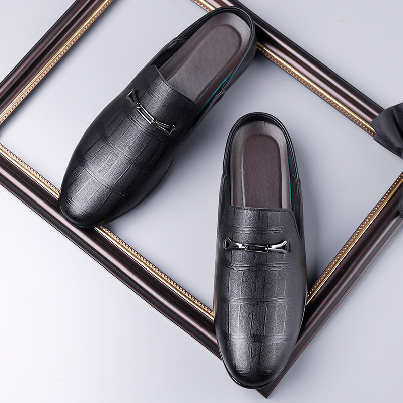 Designer New Men's Black Brown - مراجعة Loafer Slip On Men وسعره