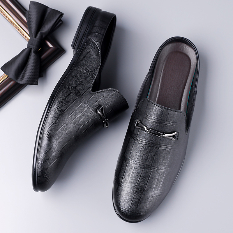 Designer New Men's Black Brown - مراجعة Loafer Slip On Men وسعره