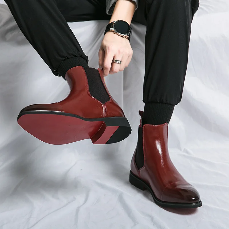 Men's Boots Luxury Brand Leath - مراجعة Men Shoes Louboutin وسعره