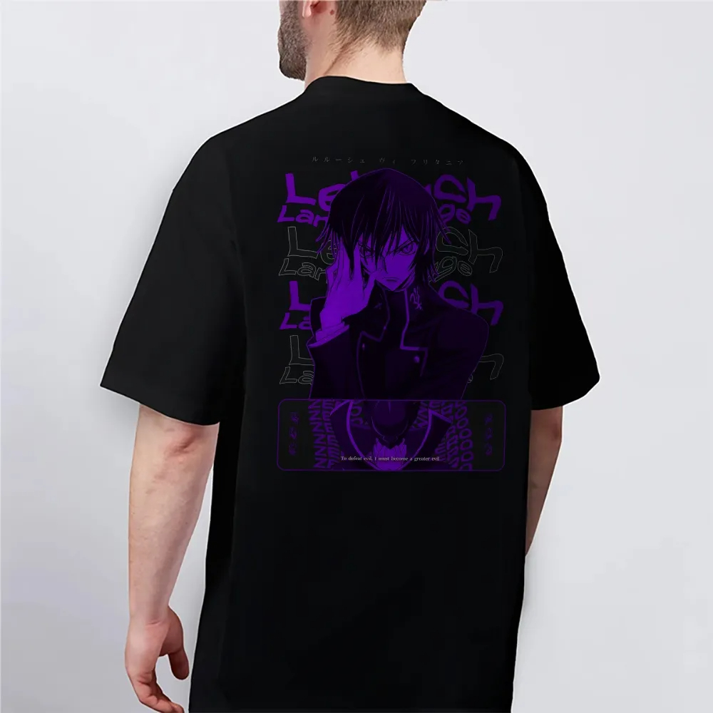 New Code Geass T-Shirt Lelouch - مراجعة Men Shoes Quotes وسعره