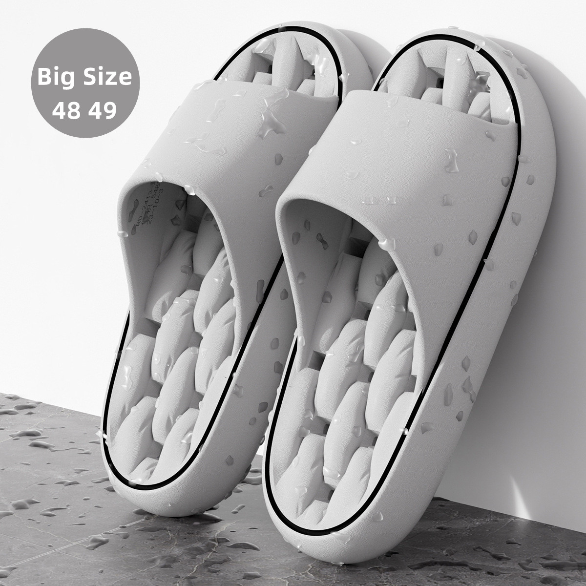 Big Size 48 49 Bathroom Slippe - مراجعة Men Shoes H&M وسعره
