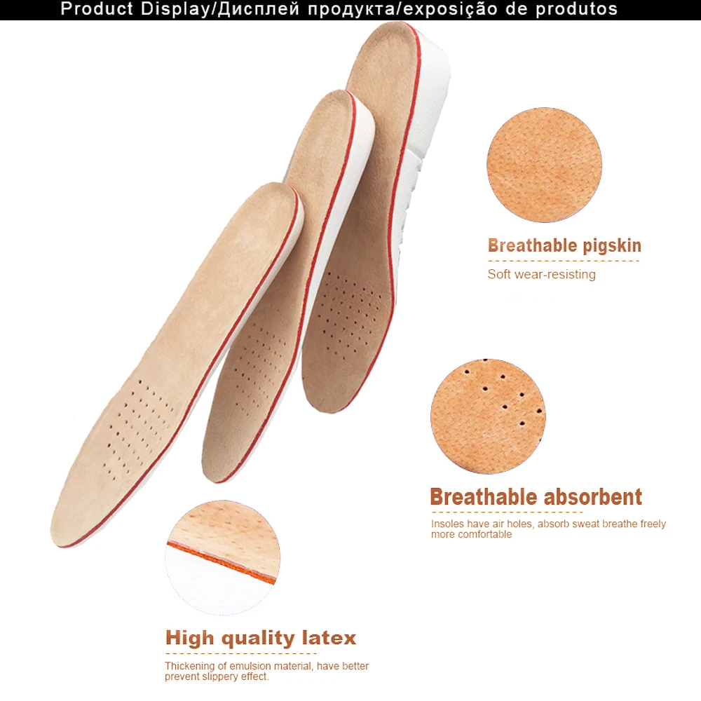 1Pair Height Increase Insole M - مراجعة Men Shoes Outlet وسعره