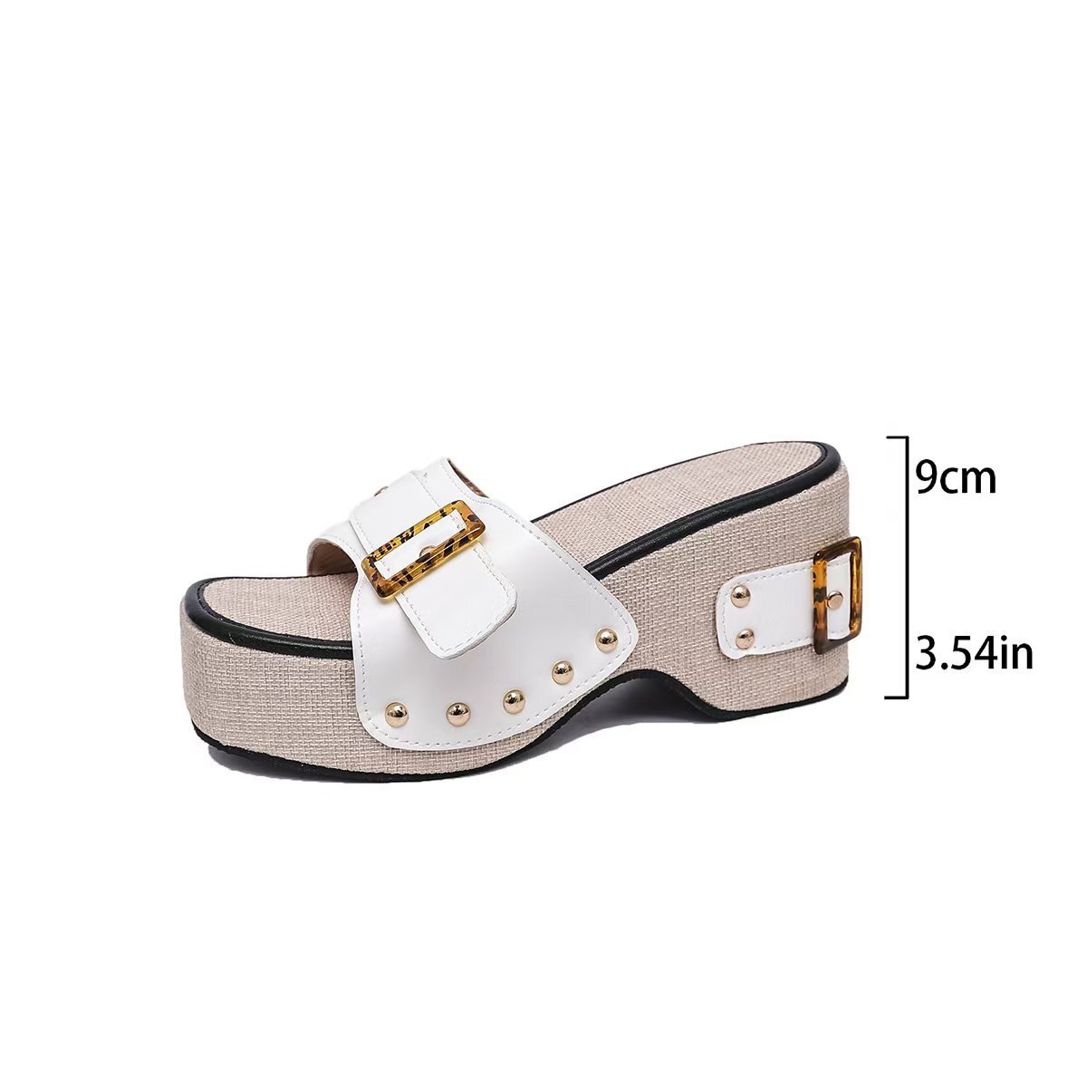 Temu Plus Size Wedge Heel Thic - مراجعة Men'S Shoes Temu وسعره