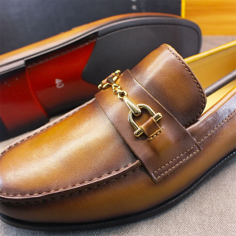 Men's Loafers Dress Shoes roun - مراجعة Loafer Slip On Men وسعره