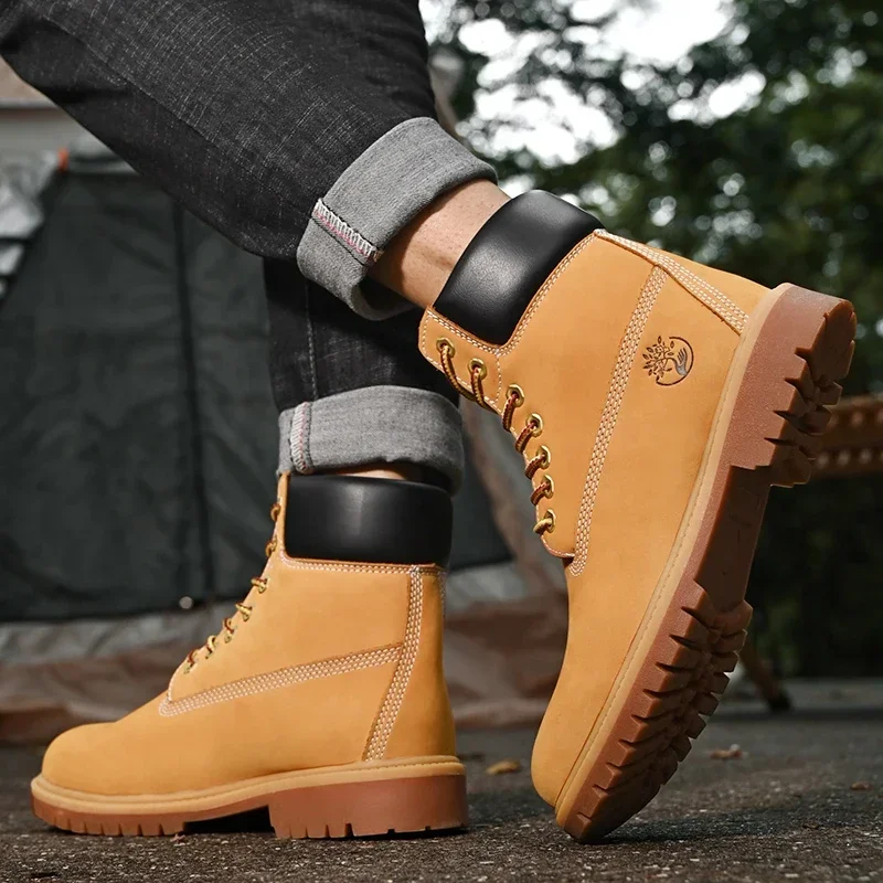 Boots Men High Top Boots High  - مراجعة Men Shoes Type وسعره
