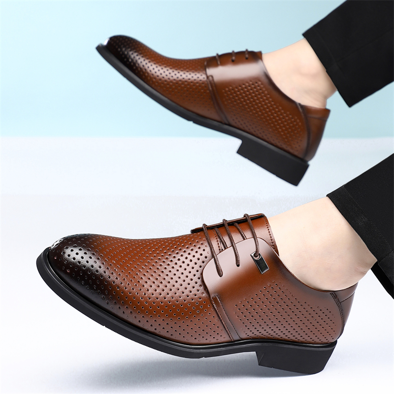 Men's Summer Breathable Leathe - مراجعة Men'S Shoes With Toes وسعره