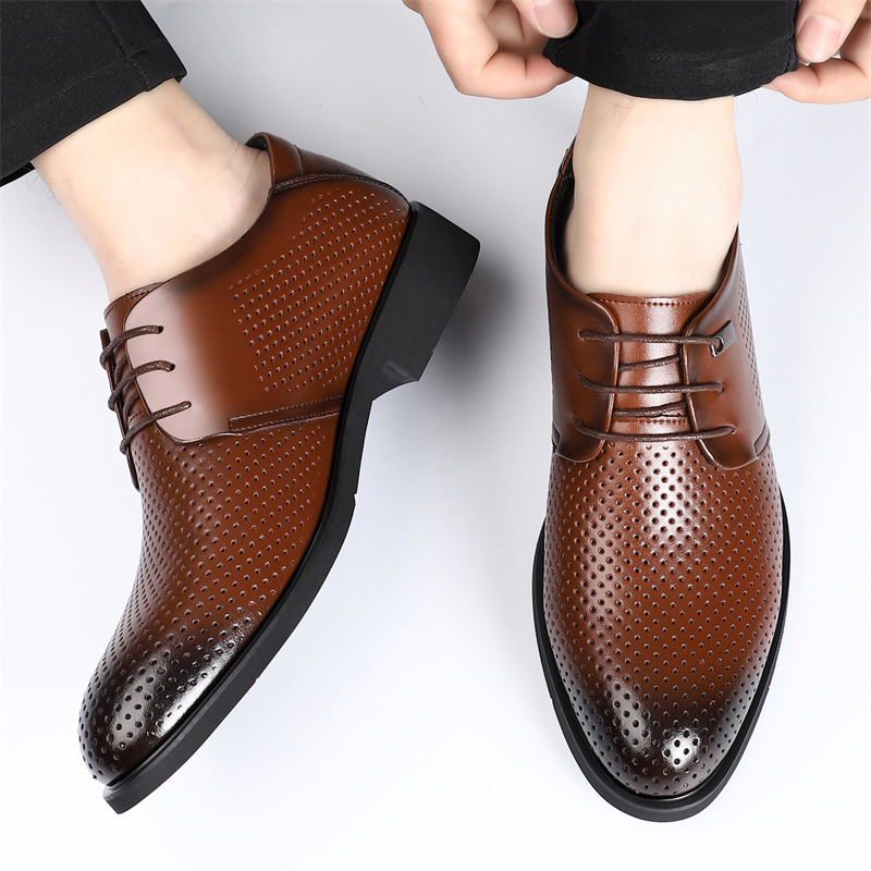 Men's Summer Breathable Leathe - مراجعة Men'S Shoes With Toes وسعره