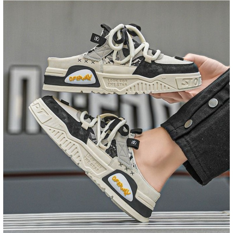 Fashion Men Casual Shoes Half  - مراجعة Loafer Slip On Men وسعره